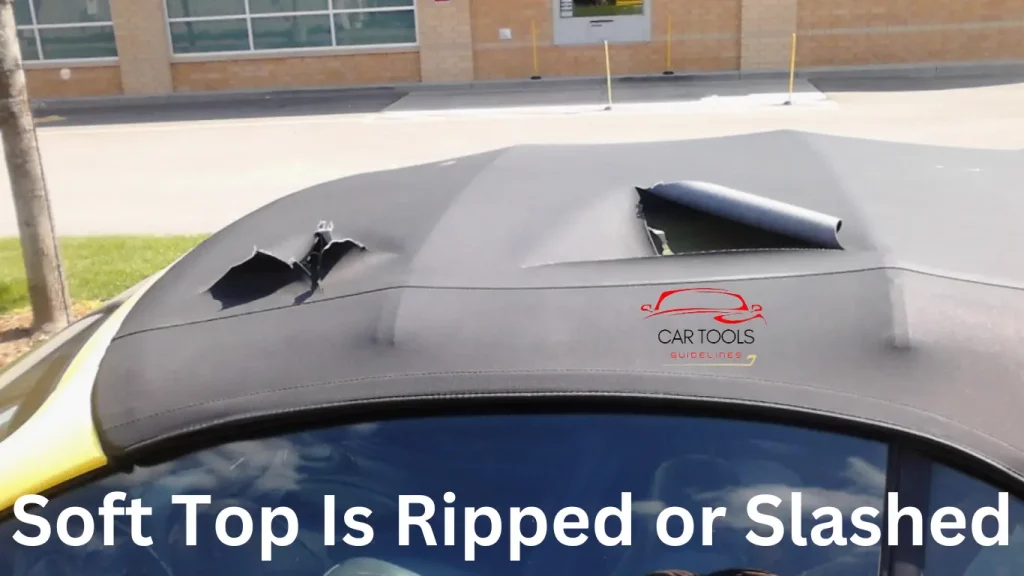 What To Do If Your Soft Top Is Ripped or Slashed