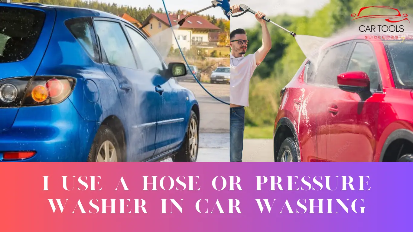 Use A Hose Or Pressure Washer